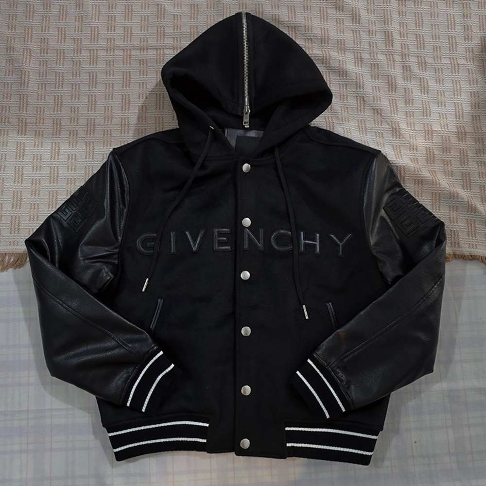 Givenchy Hooded Baseball Jacket - image 1
